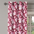 thumbnail image 2 of Ambesonne East Grommet Curtain, Romantic Floral Pattern, 50" x 72", Pink Yellow Maroon, 2 of 6