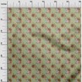 thumbnail image 3 of oneOone Cotton Cambric Light Green Fabric Floral Sewing Craft Projects Fabric Prints By Yard 56 Inch Wide, 3 of 4