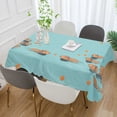 thumbnail image 2 of Yayeee Tablecloths 54" x 72" Rectangle Wrinkle Resistant Party Table Cover, Capybara Splash, 2 of 8