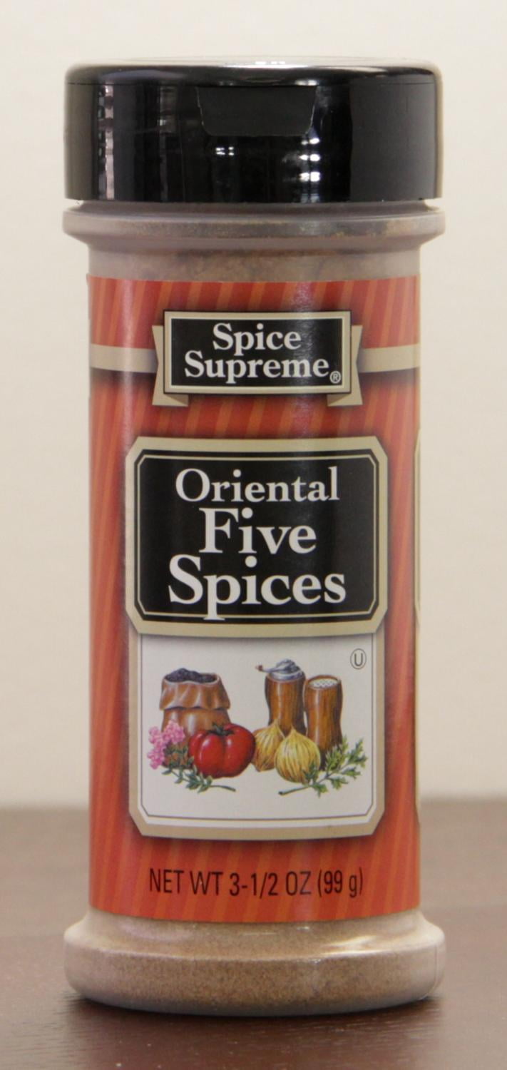 Spice Supreme Oriental Five Spices, 3.5 oz. Bottle 