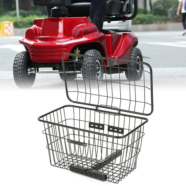 Scooter Rear Basket, Folding Storage Basket Bicycle Basket, Wear-Resistant Sturdy Exquisite Workmanship Office For Home