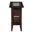 thumbnail image 4 of Furniture of America Eski Wood 1-Drawer Side Table in Dark Walnut, 4 of 5