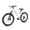 White, variant on Cirayno 24" Mountain Bikes for Men Women Ages 13+, 7 Speed Disc Brake MTB Bicycle with Front Suspension, Sturdy Steel Frame Urban Commuter Bike, Adult, Fits Riders 51"-59", White