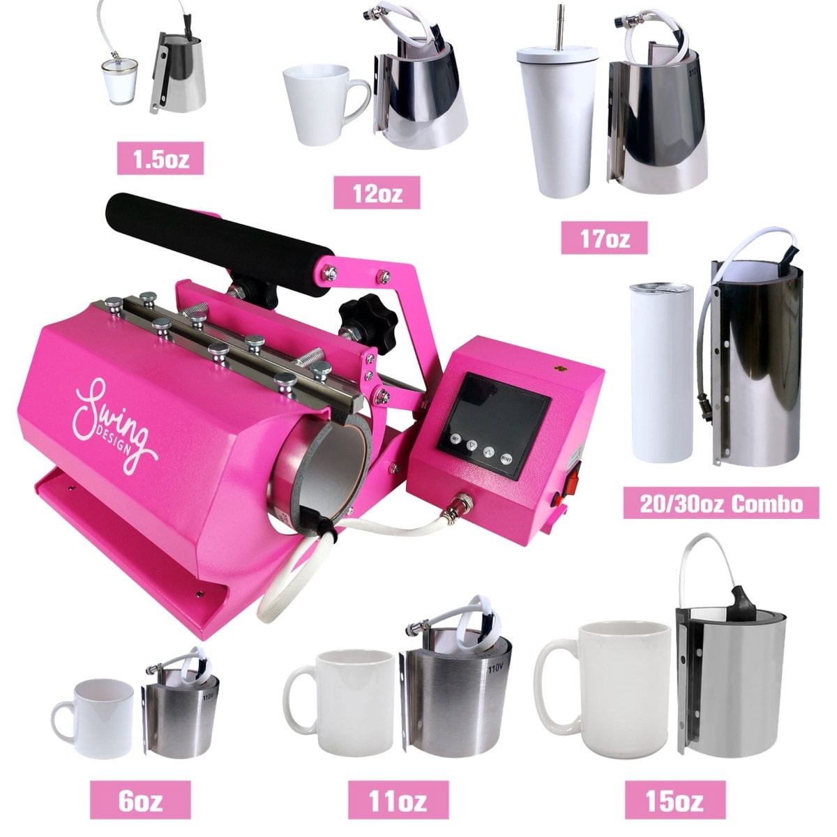 Brother SP-1 Sublimation Printer with 7-in-1 Tumbler Heat Press Bundle