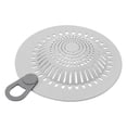 thumbnail image 2 of FENGGHAO Silicone Drain Hair Catcher With Suction Cups Flat Shower Drain Cover Anti Clog Filter Strainer For Bathroom Bathtub Kitchen Sink Grey, 2 of 7