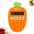 thumbnail image 2 of MasteelfCA Petite Calculatrice Électronique en Forme de Carotte, Affichage LCD à 12 Chiffres, Calculatrice Portable, 2 of 8