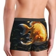 thumbnail image 5 of Balery Golden Koi And Treasure Men's Boxer Briefs, Soft and Breathable Cotton Underwear with nylon Waistband-X-Large, 5 of 9