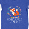 thumbnail image 4 of Inktastic My Aunt and Uncle Love Me Fox for Niece Girls Baby Bodysuit, 4 of 5