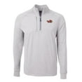thumbnail image 2 of Men's Cutter & Buck  Heather Gray Illinois State Redbirds Big & Tall Adapt Eco Knit Quarter-Zip Pullover Top, 2 of 3