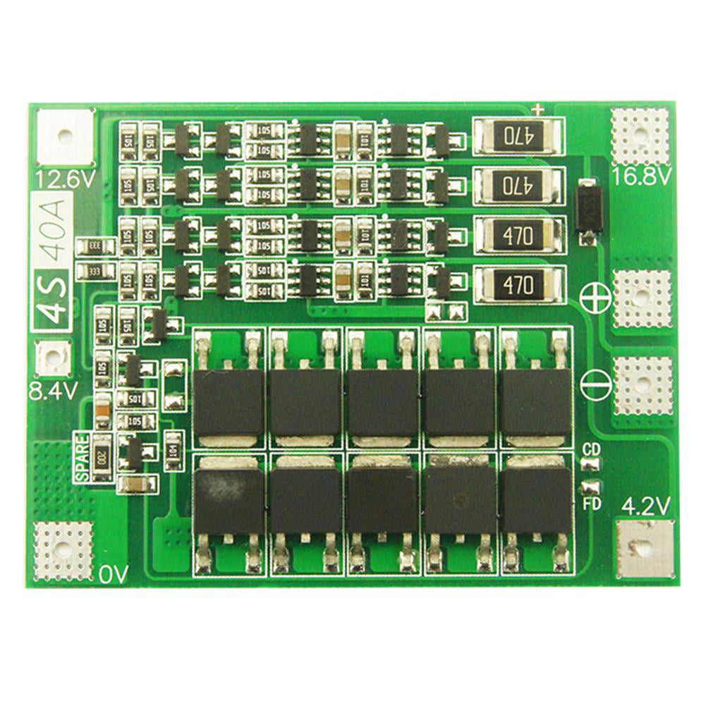 BMS 4S 40A Lithium Lipo Battery 18650 Charger Protection Board 16.8V Balancer A