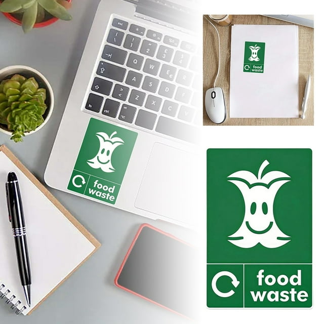 Binwennn Adult Stickers Uncenso Kitchen Waste Stickers Outdoor Waste Stickers