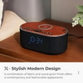 thumbnail image 5 of Alarm Clock Bluetooth FM Radio: 10W Stereo Sound Speaker - Fast Wireless Charging for iPhone Samsung - Dimmable Clock Radio for Bedroom, 5 of 8