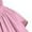 Pink, variant on Womens V Neck Casual Long Sleeve Dresses Summer Loose High Waist Ruffle Pleated Cute Mini Short Dress