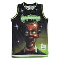 thumbnail image 2 of Goosebumps Slappy The Dummy Men's Headgear Classics Embroidered Basketball Jersey (Small, Black), 2 of 5