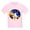 Light Pink, variant on CafePress - Rainbow Rocket T Shirt - Light T-Shirt Kids XS-XL