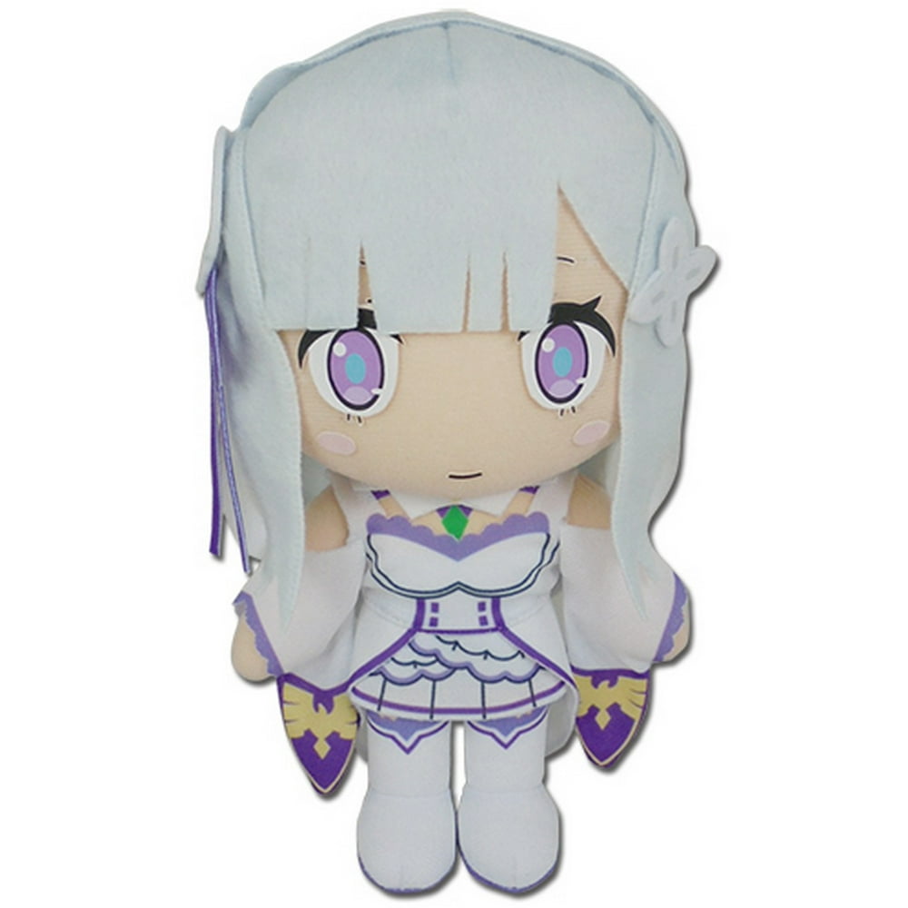 Re Zero Emilia Plush 8"H