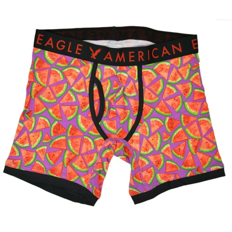 New American Eagle Men's Regular Length Watermelon Boxer Brief Size XL,  8802-4