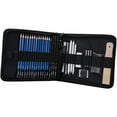 thumbnail image 1 of TFixol 37-Piece Professional Sketching Kit with Zippered Case for Artists, Students, and Beginners - Wooden Drawing Pencils, Graphite Bars, Erasers, and Accessories for Light, Dark, and Shading, 1 of 7