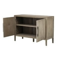 thumbnail image 4 of Aukfa Wood Accent Cabinets with Doors,Buffet Storage Cabinet for Hallway, Entryway, Living Room,Gray, 4 of 8