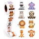 thumbnail image 4 of Nursing Sloth Giraffe Stickers 500pcs Children's Sticker Roll 8 Patterns Shaped Stickers Boys Girls Children's Gifts, 4 of 9