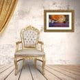 thumbnail image 3 of Butcher, Sarah 14x10 Gold Ornate Wood Framed with Double Matting Museum Art Print Titled - Girl On The Moon, 3 of 4