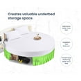 thumbnail image 3 of SGI Bedding Round Bed Skirt |Wrap Around Microfiber Bed Skirt | Fade Resistant, Wrinkle Free, Anti-static, Decorative, Extra Storage Space, Clutter-Free | 80" Diameter / 12" Drop, Parrot Green, 3 of 8
