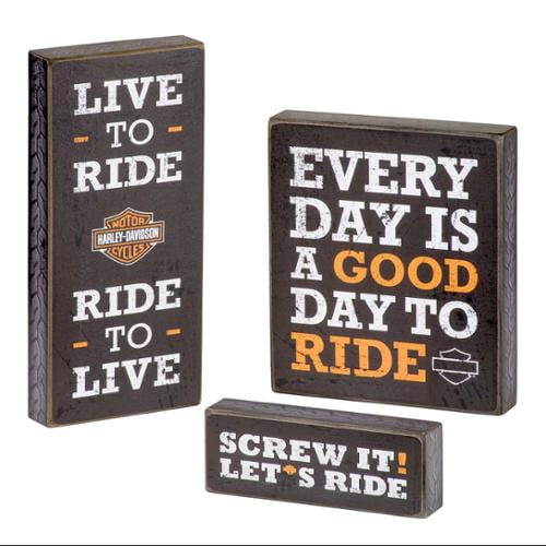 Harley Davidson Wooden Motto Pub Signs Set Of Three Black Hdl 15316 Com - Harley Davidson Home Decor Catalog Harley Davidson Wooden Motto Pub Signs Set Of Three Black Hdl 15316 Com - Harley Davidson Home Decor Catalog