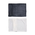 thumbnail image 6 of Homesmart Gray 3 Layer Quilted Microfiber Flannel Sherpa Reversible Comforter Set of 2 Shams Breathable Durable Ultra Soft Warm Cozy Winter Bedding Set Birthday Christmas Gifts, 6 of 7
