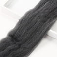 thumbnail image 4 of Xiao Hua Hilo de lana merino de 2,2 lb para hilar | Hilo jumbo suave y grueso para tejer a mano, mantas, núcleo de fieltrado, relleno cardado, verde claro, 4 of 4