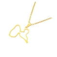 thumbnail image 2 of Decodeary Acier Inoxydable Classique France Carte Drapeau Guadeloupe Pendentif pour Look Intemporel Large A, 2 of 6