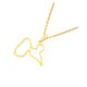 thumbnail image 1 of Collar Sonducket con Colgante de Guadalupe y Bandera de Mapa de Francia Acero Inoxidable, 1 of 6