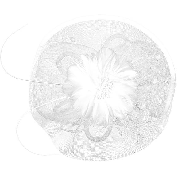Veil Fascinator Hat With Hair Clip Headband 20s Costume Accessories 1920 Fascinators for Women