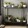 thumbnail image 5 of Bouclair White Faux Rattan Ceramic Pot with Artificial Plant, 5 of 5