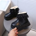 thumbnail image 2 of HUANBAI Cozy Winter Boots For Girls With Faux And Lace Trim Soft Sole Short Ankle Design For And Warmth Ideal For Cold Weather Girls Ankle Boots 2.5-3 Years, 2 of 6