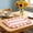 Pink, variant on Rectangular Ruffled Striped Fabric Placemats Breathable Washable Table Mats Anti-Scratch Spill Resistant Cottage Style Decor for Kitchen Daily Dining Party Housewarming Gift
