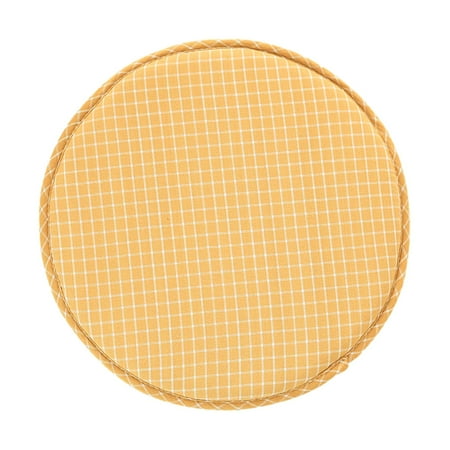 

yotijay Round Stool Chair Cushions Portable Soft Non Slip Washable Seat Cushions Seating yellow