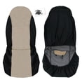 thumbnail image 4 of Fundas De Asiento Trasero Delantero De Coche Fundas de asiento trasero Cojín Funda de asiento de automóvil transpirable para Crossovers SUV (Beige) Tmvgtek Accesorios para autos y motos, 4 of 8