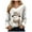 Z3-Beige, variant on zaveiop Merry Christmas Sweaters for Women Faux Fur Trim 2025 V Neck Long Sleeve Holiday Pullover Sweatshirts Graphic Xmas (Light Purple, 3XL)