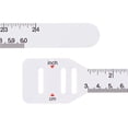 thumbnail image 4 of Unique Bargains 2Pcs Head Circumference Tape 24'(60cm) Flat Plastic Measuring Rule Measure for Child Head Circumference, White, 4 of 7