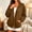 Khaki women open front cardigan a1, variant on Women Open Front Cardigan Long Sleeve Casual Loose Knit Sweater Jacket for Fall Winter Soft Cozy Dressy Blouses, Red S