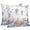 Blue White, variant on Yellow Green Boho Floral Lumbar Pillow Covers 20x12 Inch Set of 2, Retro Rustic Abstract Flowers Waterproof Outdoor Pillow Covers, Decorative Cushion Pillowcases for Couch, Sofa, Bed, Garden, Patio