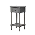 thumbnail image 4 of French Country Khloe Accent Table in Grainy Gray Wood Finish, 4 of 4