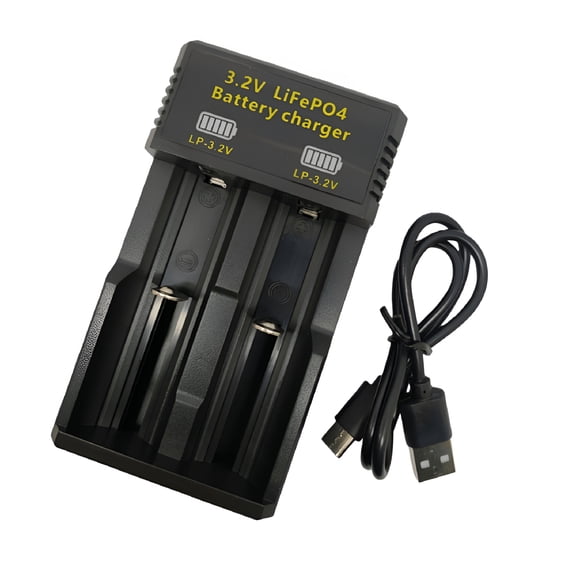 GJX 2026 New Multi Compatible Usb Charging for 3.2V Lifepo4 Batteries for Flashlight,Toys,Electronics,Diy Projects 10440 14430 14500 18650 26500 Models