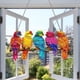 thumbnail image 1 of Decoración colgante de ventana Perfecl Adorno artístico Pájaros acrílicos Estilo A, 1 of 8