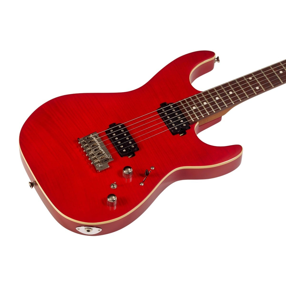 ギター Michael Kelly 1962 Flame Transparent Red Michael Kelly 1962 Flame Electric Guitar | zZounds