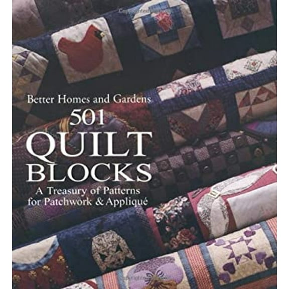 Pre-Owned 501 Quilt Blocks : A Treasury of Patterns for Patchwork and Applique (Paperback) 9780696204807