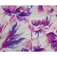 thumbnail image 5 of oneOone Polyester Lycra Purple Fabric Florals Craft Projects Decor Fabric Printed By The Yard 56 Inch Wide, 5 of 6