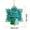 Blue 019, variant on JWshufel Sea Glass Christmas Ornaments for Trees and Wreaths Handmade Decorations with Easy Hanging Suit Gift for Enhancing Holiday Decor with Style 3.9in Blue