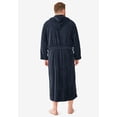 thumbnail image 3 of KingSize Men's Big & Tall Terry Velour Hooded Maxi Robe, 3 of 6