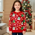 thumbnail image 2 of JLMSPLWG Christmas Flannel Shirt Santa T Shirt Retro Christmas Shirt White Top Cute Tops for Teen Girls 7-8 Girls Clothes Baby Boy Clothes Newborn, Red 3-4 Years, 2 of 4